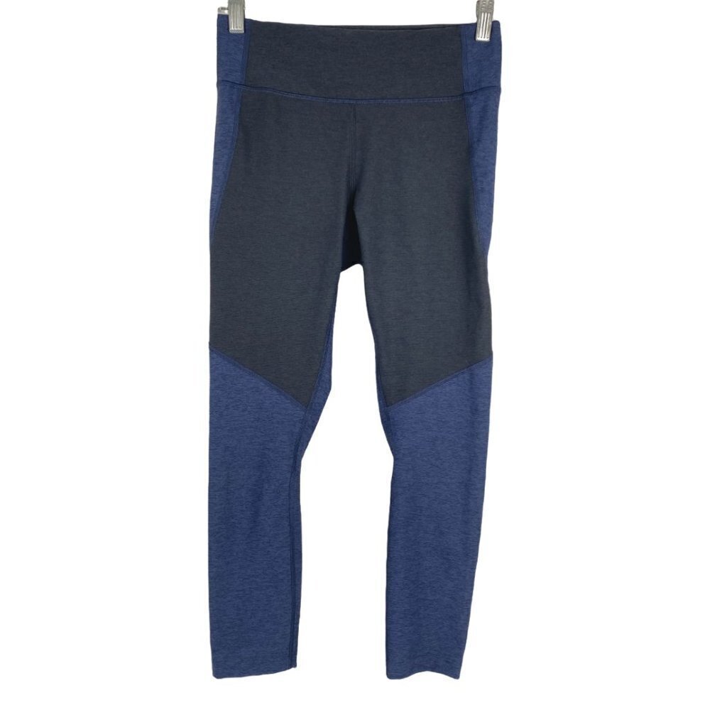 Outdoor Voices Crop Leggings Two Tone Blue Gray Athletic Women's‎ Small